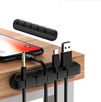 Organizador de Cables Adhesivo para Escritorio Computador